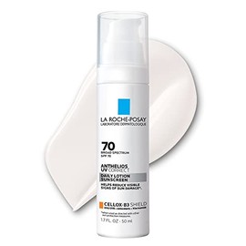 La Roche Posay Anthelios UV Correct Sunscreen Moisturizer SPF 70, Daily Anti-Aging Face Moisturizer with Sunscreen and Niacinamide to Even Skin Tone &