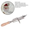 Hand Tufting Tool Wooden Handle Sturdy Metal Quick Flexible Operation