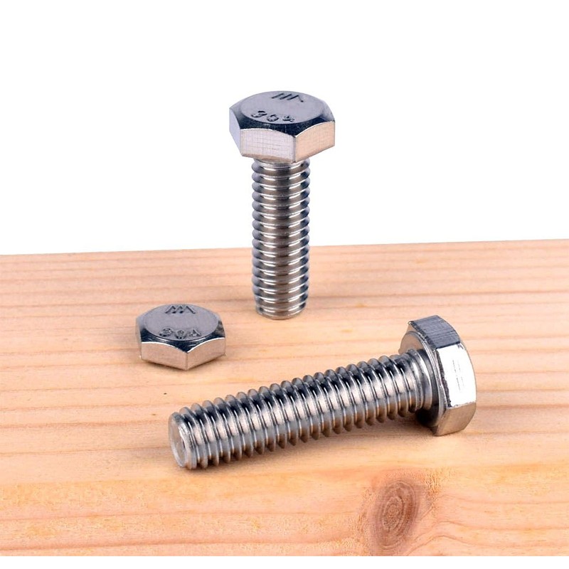 VAMUOEFL 1/4-20 x 1/2" Hex Bolt (1/2" to 3" Available),External