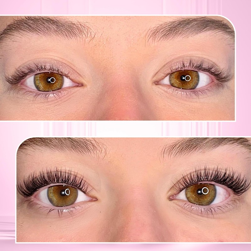 DIY Lash Extension Kit Natural Look Wispy Lash Clusters D