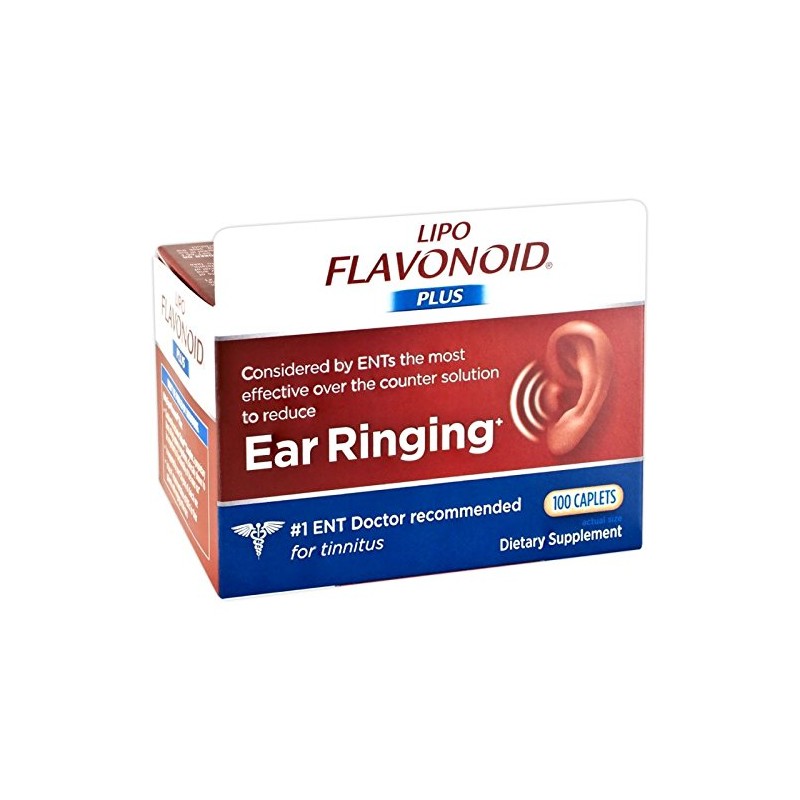 Lipo-Flavonoid Plus Dietary Supplement Ear Health, 100 Count (Pack of