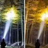 Rechargeable Headlight Aluminum Alloy Headband Sensing Head Lamp for Outdoor