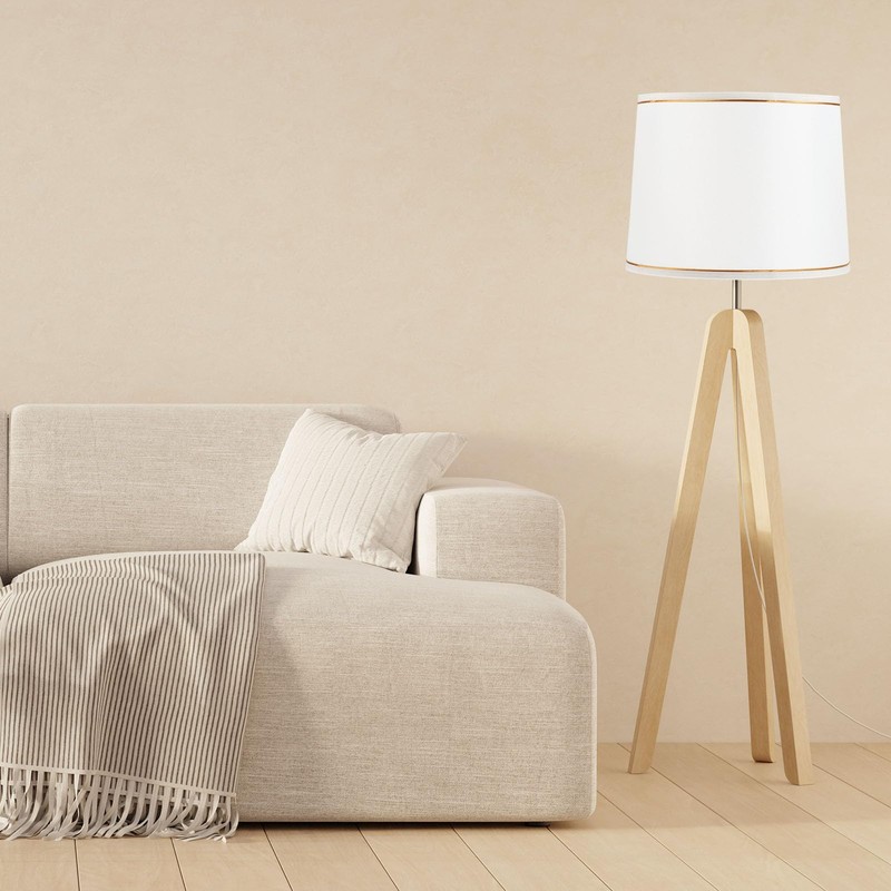 PATIKIL Drum Lampshade for Table Lamps, 11.4" Top x 12.6"