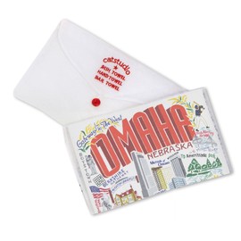Catstudio Omaha Dish & Hand Towel | Great for Kitchen, Bar, & Bathroom