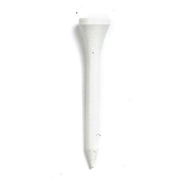 Golf Tees Etc 2 1/8" Wooden Tees - Pack of 100 (White)