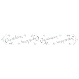 Printed Congratulations Table Runner Party Accessory (1 count) (1/Pkg)