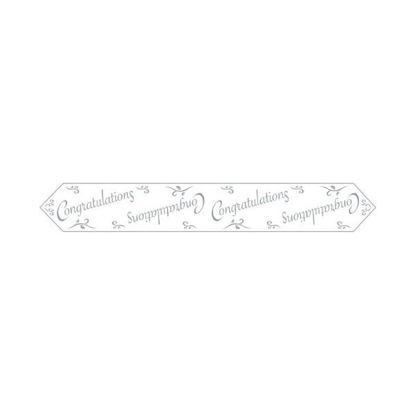 Printed Congratulations Table Runner Party Accessory (1 count) (1/Pkg)