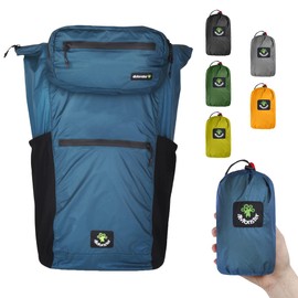4Monster Foldable Backpack, Ultra Light, Unisex Daypack, Outdoor, 2-in-1 Belt Bag, Waterproof Hiking Backpack