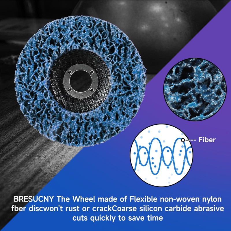 Shineboc 100 mm CSD Disc Sanding Disc, 6 Pieces 4
