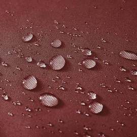 All Smiles WineRed 12x20 Set of 2 Outdoor Waterproof Lumbar Pillowcase Throw Pillow Covers Decorative Outside Patio Furniture Cushion Cases Decor for Garden Bench Porch Couch Tent Sunbrella