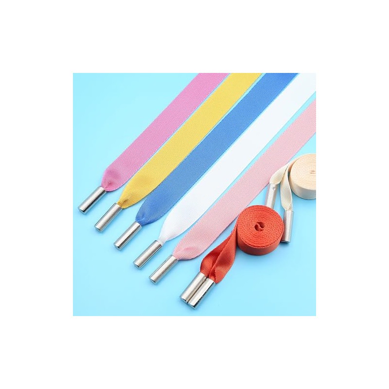 2Pcs Black Flat Drawstring Cord Replacement 2cmx1.4m Polyester Drawstring Universal