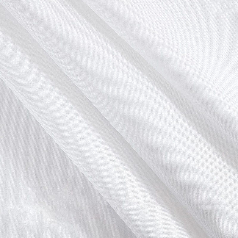 UFRIDAY White Extra Long Shower Curtain 84 inches Long,Washable Fabric