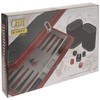 CHH 15" Black/Red Backgammon Set