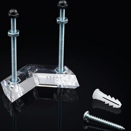 Premium Clear Skateboard Wall Mount - Vertical Display Hanger