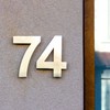 HASWARE 304 Stainless Steel Modern House Number Powder Coating Stylish