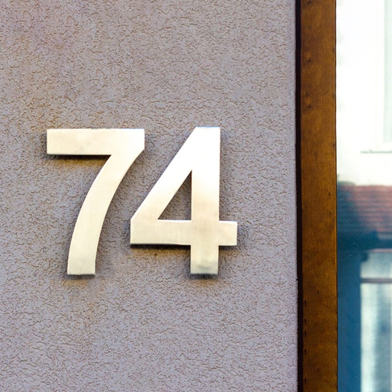 HASWARE 304 Stainless Steel Modern House Number Powder Coating Stylish