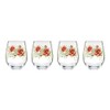 Lenox 896701 Butterfly Meadow Stemless Wine Glasses, Set of 4