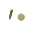 Hihaha 20 Pcs Beige Car Body Panel Plastic Rivets Retainer