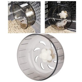 Hamster Wheel, Rat Wheel, Rotate Smoothly Wheels Translucent Material for Rats for Hedgehogs for Home for Prairie Dogs