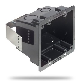 Arlington FSR404BL Non-Metallic and Plated Steel 4x4 Box