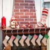 Sunshane 8 Pieces Christmas Stocking Holders Mantel Hanger Hooks Xmas