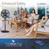 Lasko Oscillating Cyclone Pedestal Fan, Adjustable Height, Timer, Remote Control,