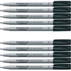 Staedtler Lumocolor 316 Fine Pen Universal Pen Non-Permanent Black 10
