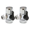 3pcs G3/8 In Sink Faucet Diverter Valve Three Way Universal