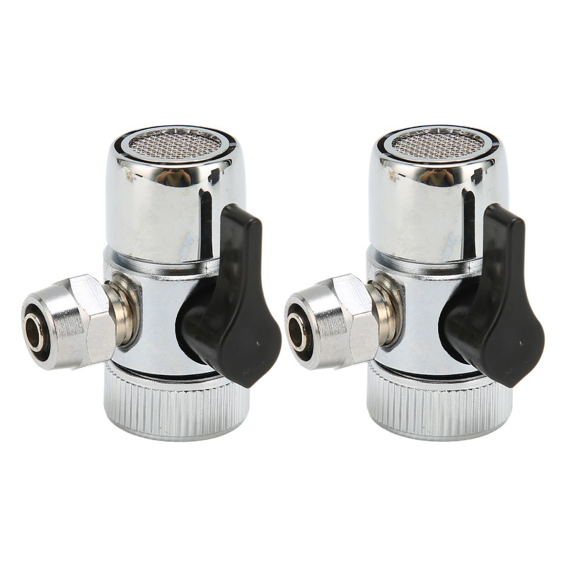 3pcs G3/8 In Sink Faucet Diverter Valve Three Way Universal