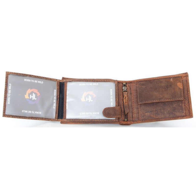 FLW-HL Natural Durable Genuine Leather Wallet