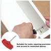 sourcing map 2pcs SL6 T-Handle Tip Slotted Screwdriver Magnetic Flat