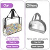 8 Pcs XL-Large Clear Toy Storage Bags with Zipper, Reusable