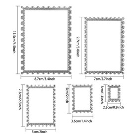 DECORA Rectangle Metal Cutting Dies Stencil DIY Scrapbook Album Paper Card Embossing Tool