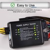 Power Supply Tester Checker, Computer Power Supply Tester Checker Power