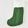 Things Remembered Evergreen Cable Stocking with Faux Fur Cuff (Free