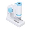 80X‑200X Kids Microscope with 12PCS Slides 2 in 1 LED