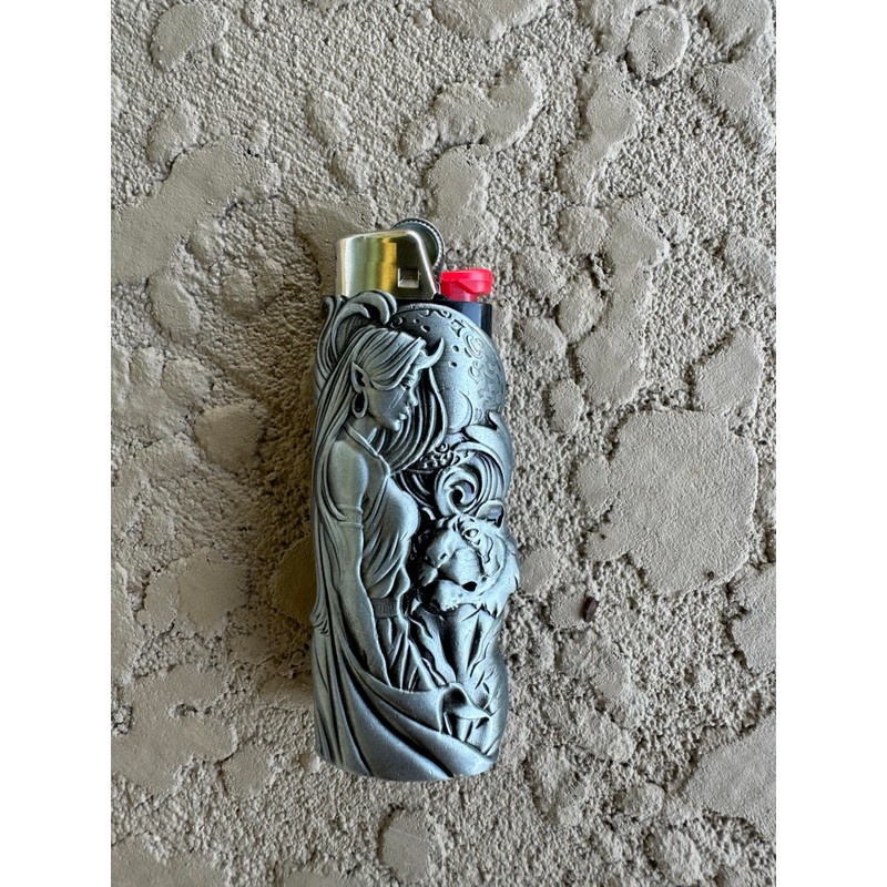 Metal Lighter Case Cover Holder fits BIC Lighter Full Standard