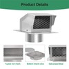 LTSEAME Stainless Steel Roof Vent Kit, Removable Roof Vent, Bathroom