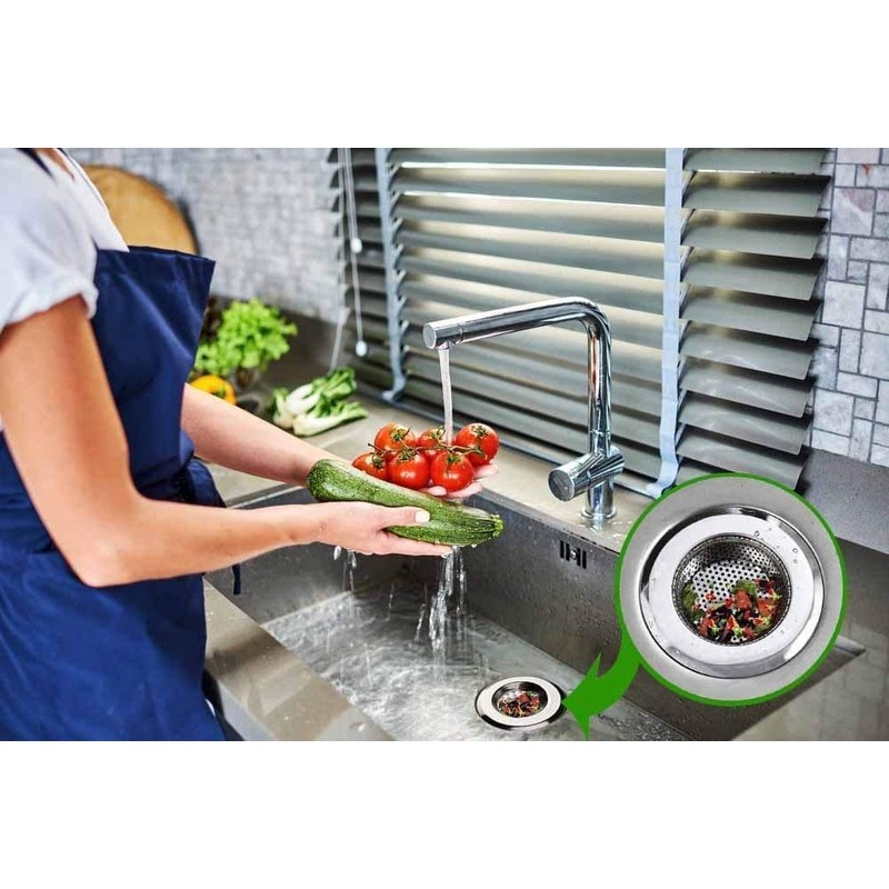 Yizhet Pack of 2 Sink Strainer, Drain Strainer, Kitchen Shower