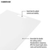 Farberware Extra-Large Plastic Cutting Board, Dishwasher- Safe Poly Chopping Board
