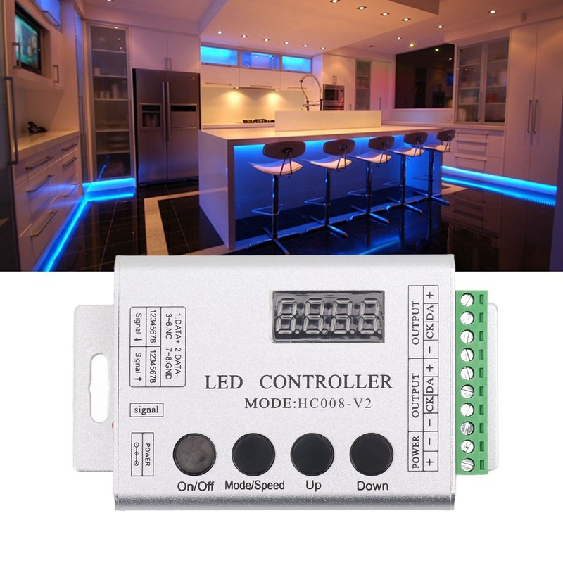 LED RGB Controller SPI Signal Light Strip Controller for 6803