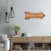 Donuts and Coffee Arrow Metal Sign - Retro Diner Sign