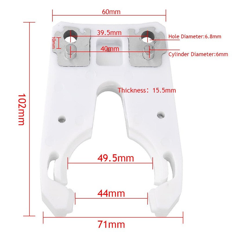 HOZLY 5PCS/Lot ISO30 Tool Holder Clamp Flame Proof Rubber Claw