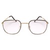 Square Gold Frame Old School True Vintage 80s 90s Reader