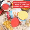 PUREKRA 2PCs 3.2-inch Silicone Lids for SpaghettiOs Canned Pasta 15.6