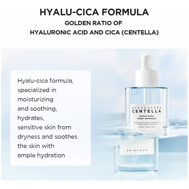 Skin1004 Madagascar Centella Hyalu Cica First Ampoule Suero