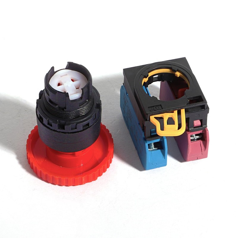Shengbowi 22 mm High Quality Red Mushroom Locking Emergency Push