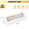 Ocmoiy 16 x 6.5 x 2.5 Inch Bakery Boxes, 20