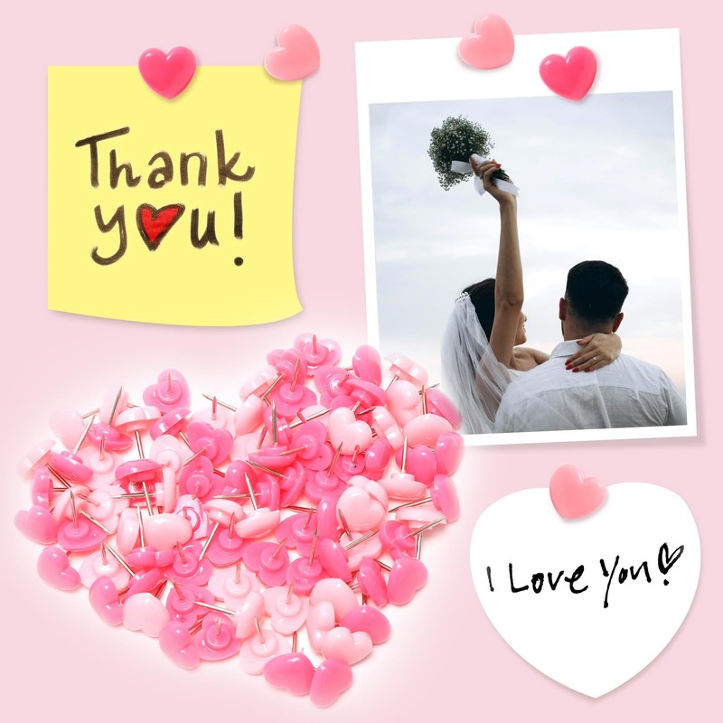 200 Pcs Drawing Pins for Notice Board, Cute Pins for