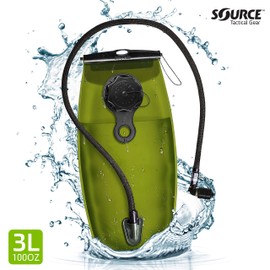 Source Tactical WXP Storm Valve Black Hydration Reservoir System - Leakproof Widepac Closure